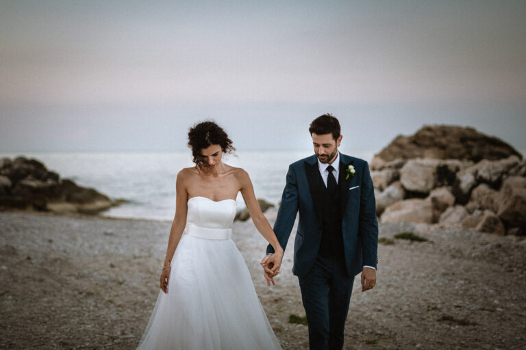 Fotografie Matrimonio Tramonto Grottammare Marche